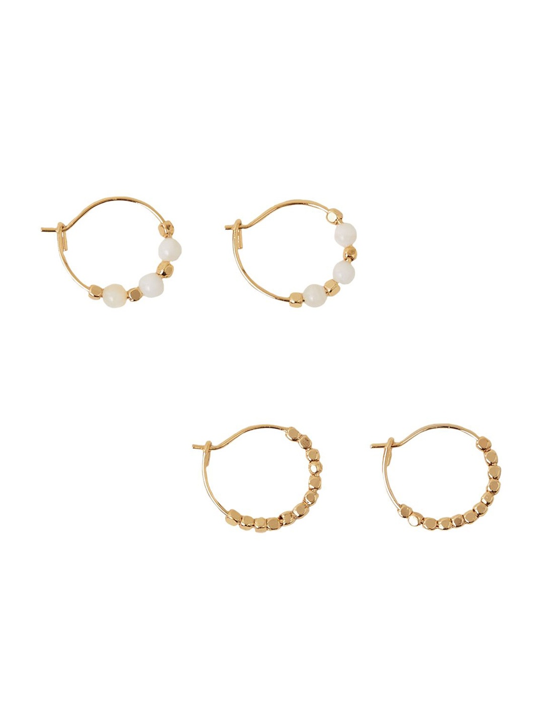 

Accessorize Gold Plated Circular Hoop Earrings