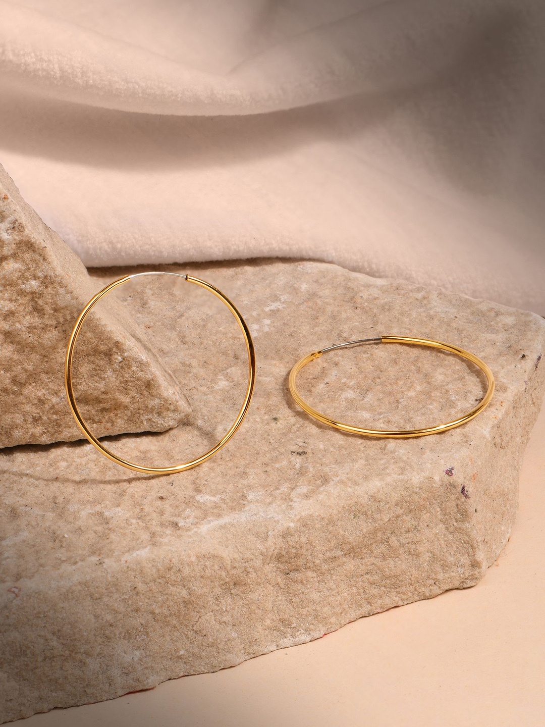 

Accessorize Gold-Plated Circular Hoop Earrings