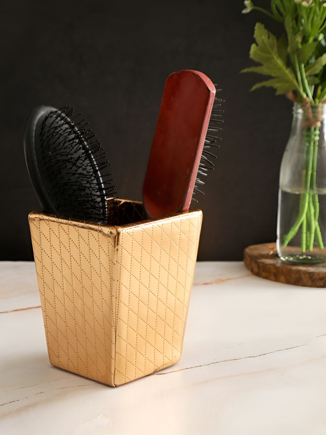 

THE HOME CO. Copper Toned Textured Multi-Utility Organiser