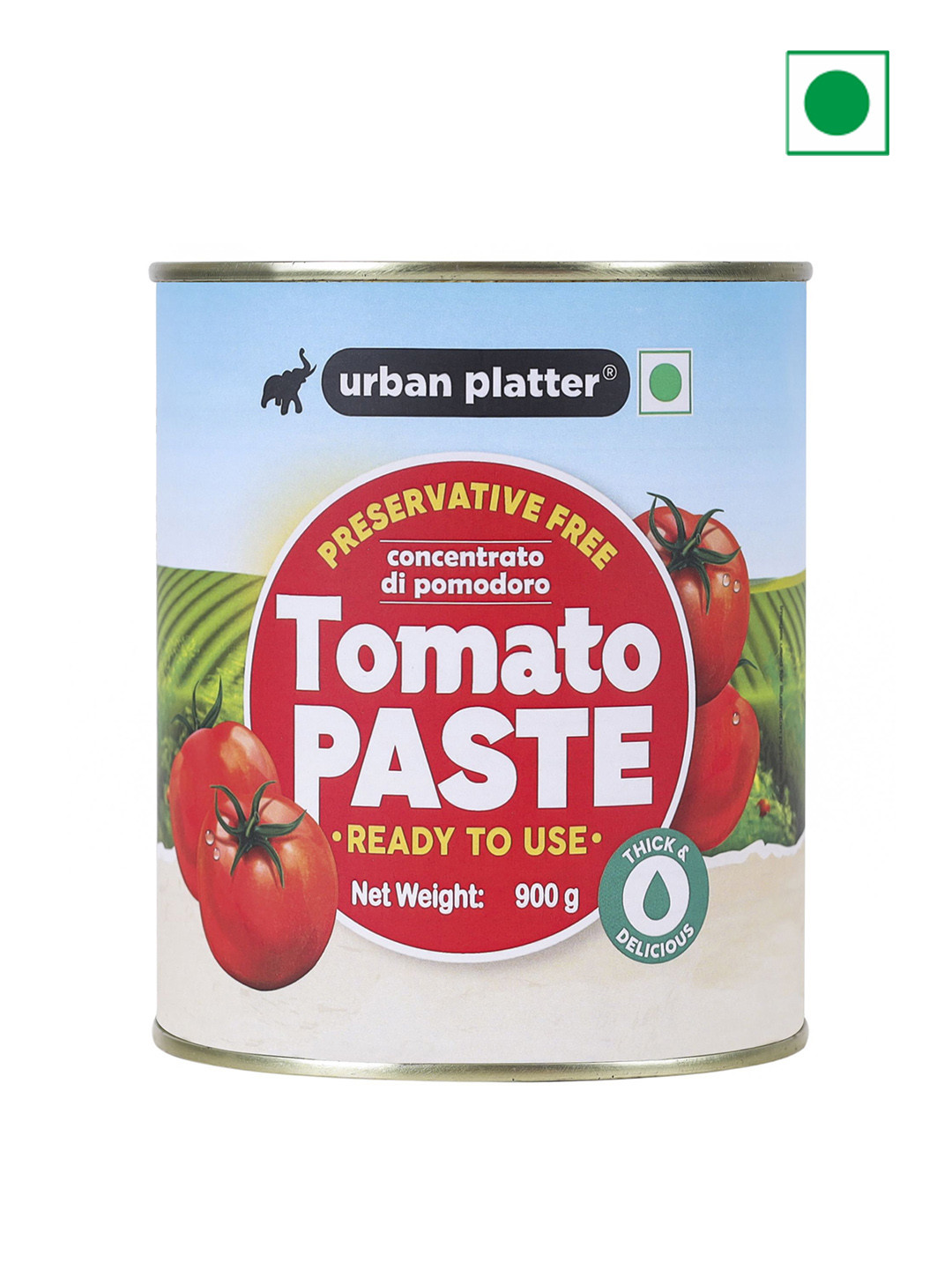 

URBAN PLATTER Tomato Paste- 900g, Red