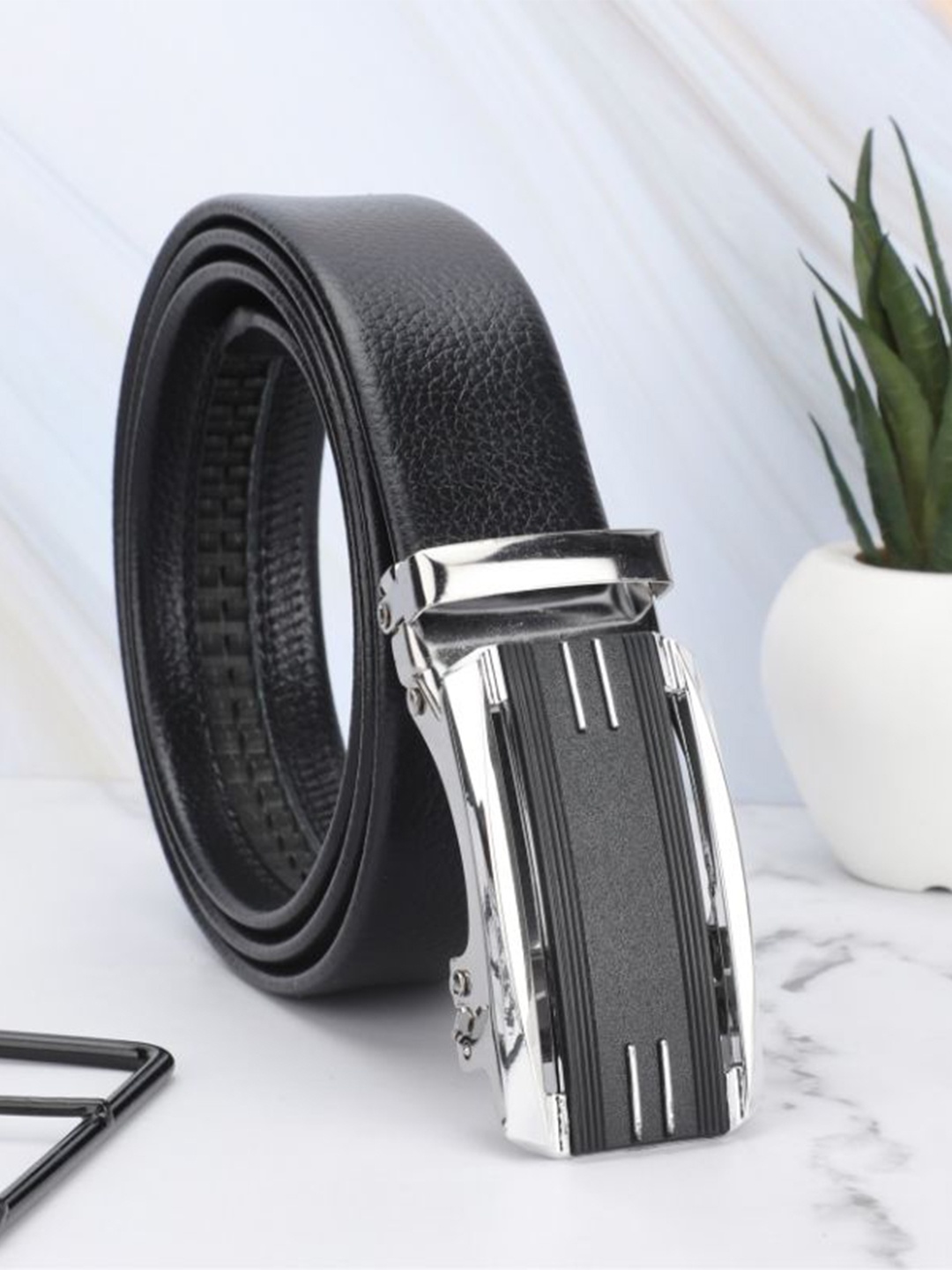 

The Roadster Lifestyle Co. Men Textured Belt, Black