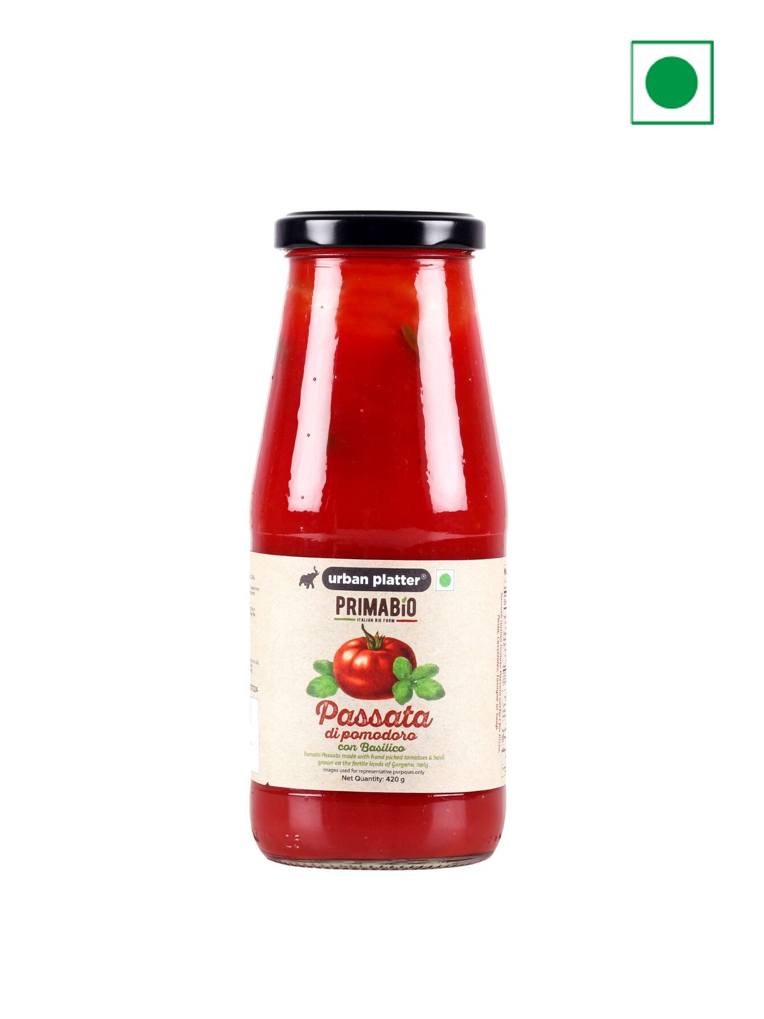 

URBAN PLATTER Red Italian Tomato Puree with Basil Sauces