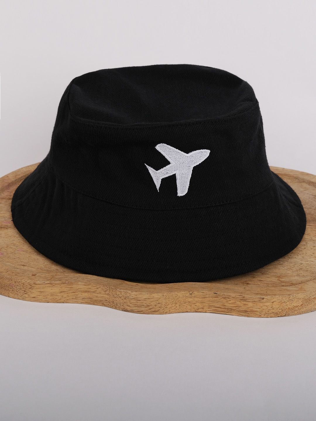 

DukieKooky Kids Embroidered Bucket Hat, Black