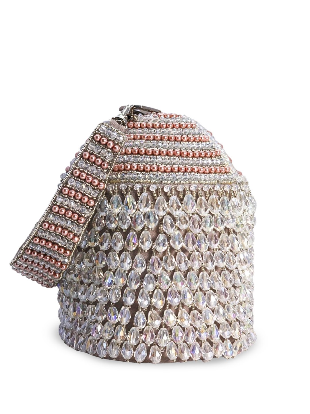 

Forever Noor Women Suede Bucket Shoulder Bag, Silver