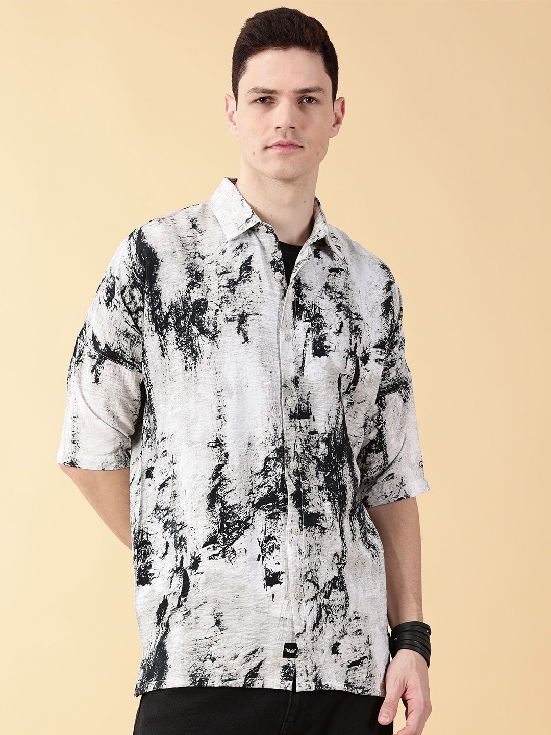 

VALEN CLUB Men Comfort Opaque Printed Casual Shirt, Multi