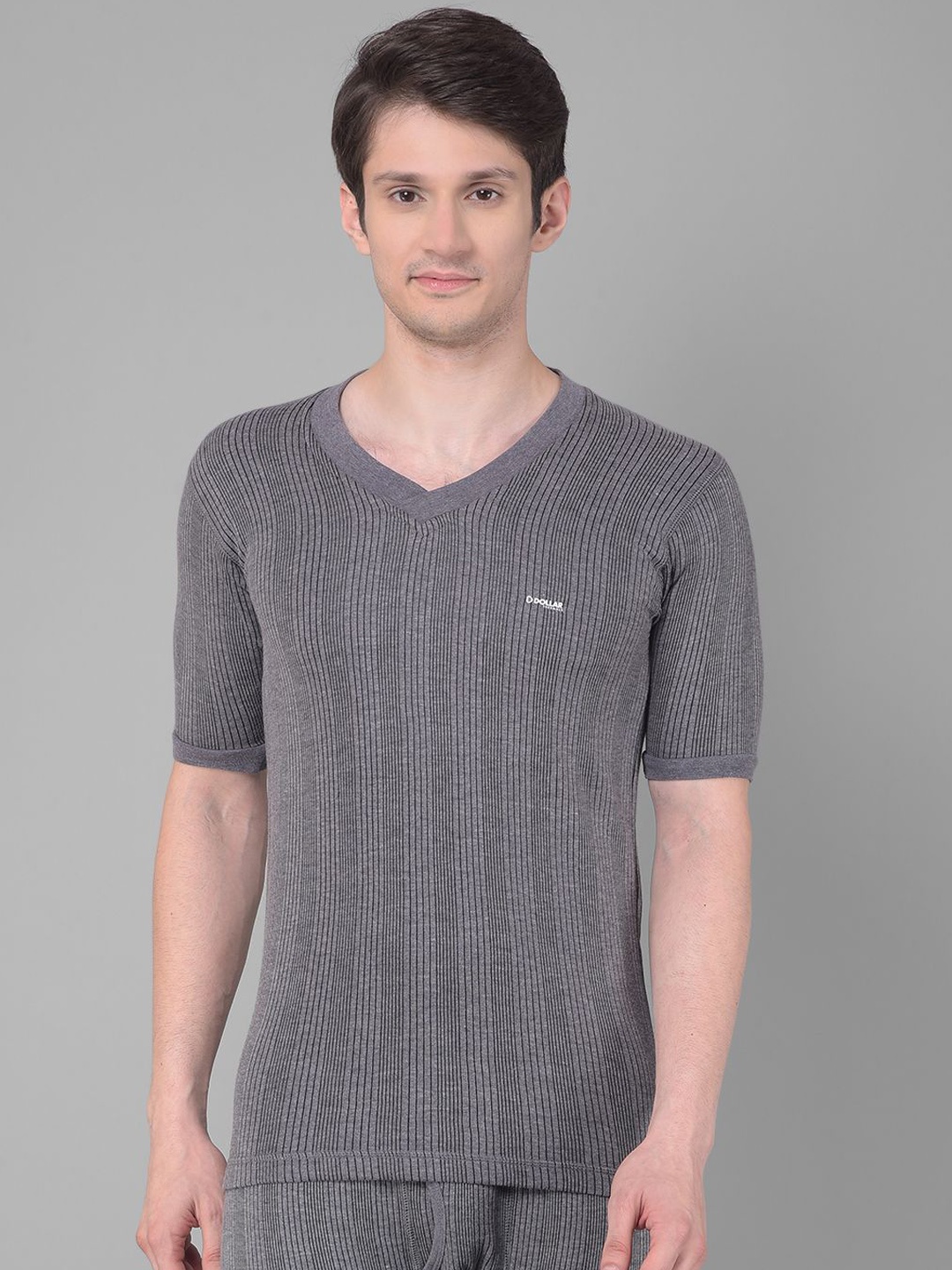 

Dollar Ultra Men Self-Design Cotton Thermal Set, Charcoal