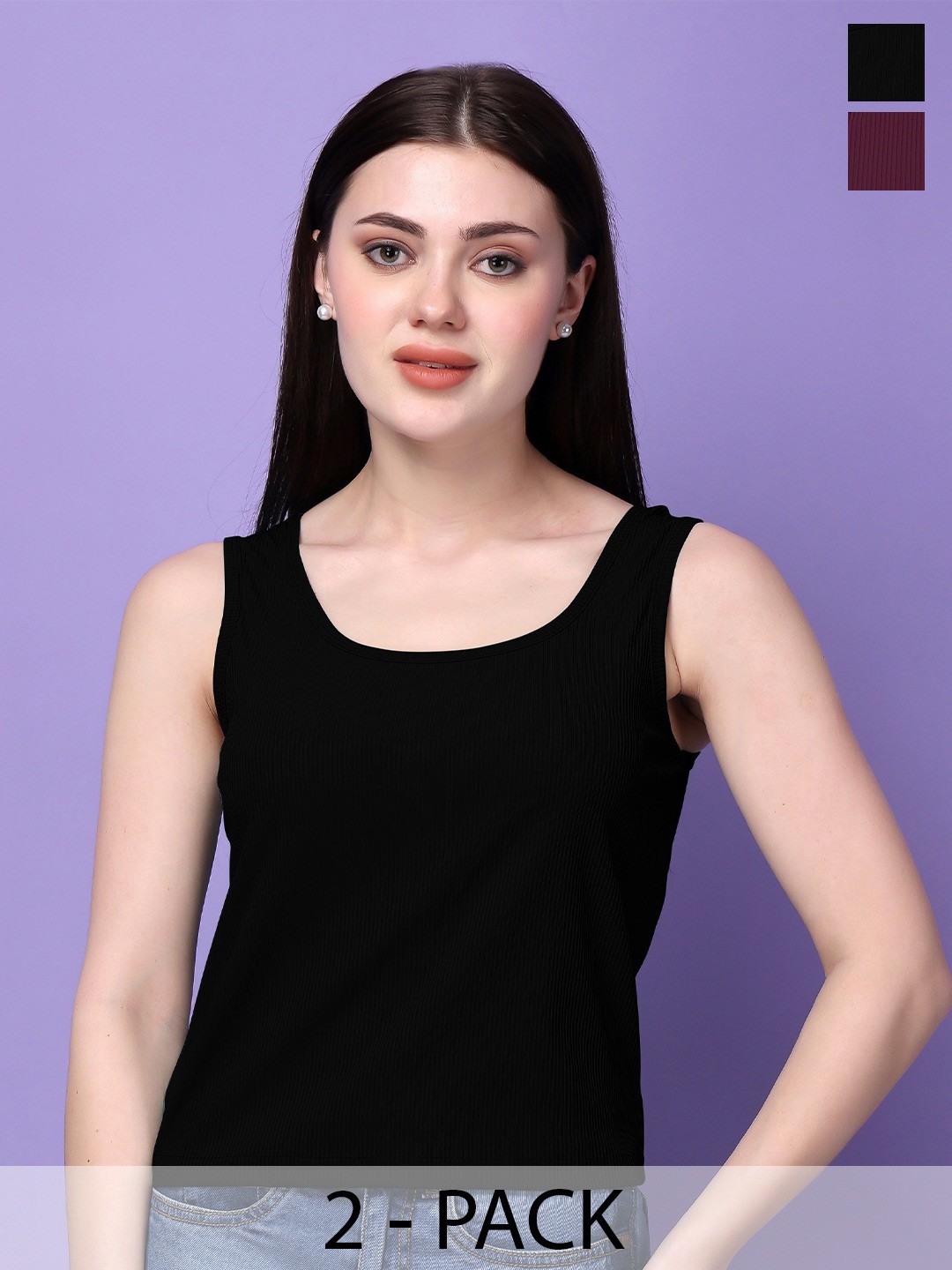 

Bitterlime Cotton Top, Black