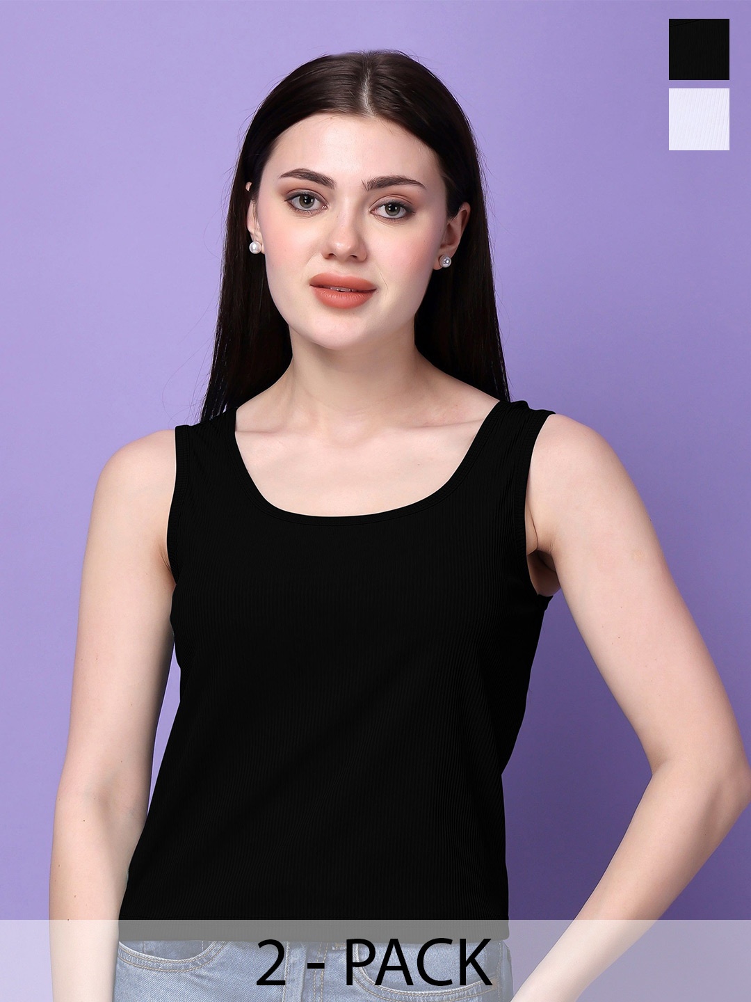 

Bitterlime Cotton Top, Black