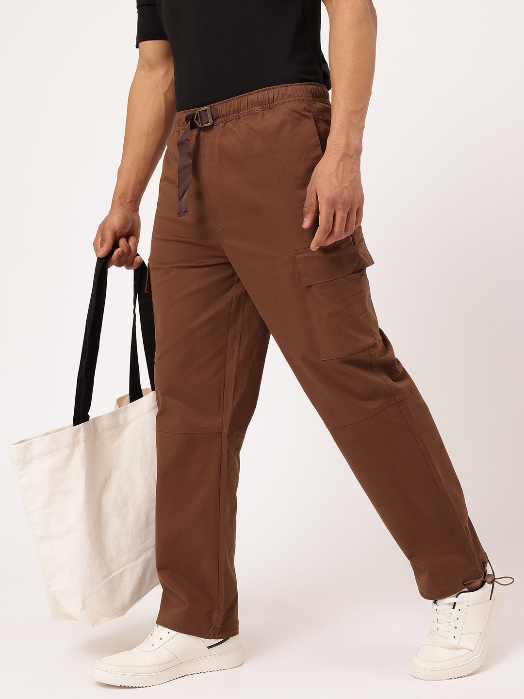 

Kook N Keech Desert Wanderer Relaxed Cargo-style Trousers, Brown