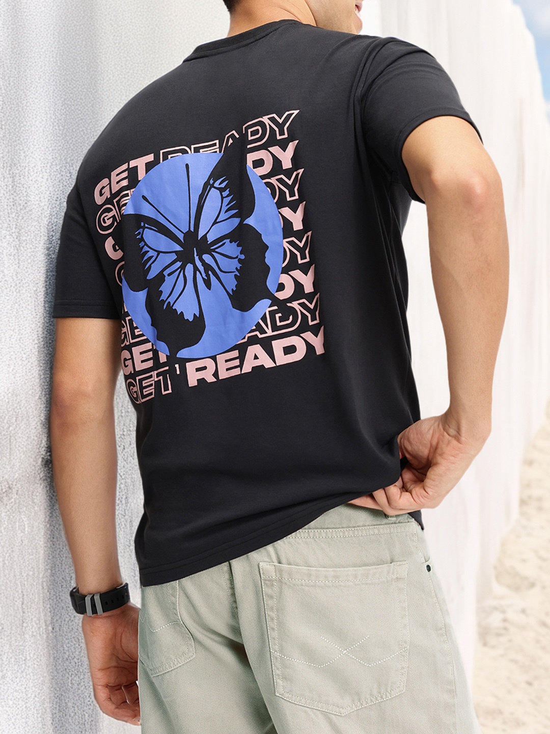 

Kook N Keech Roomy Refresh Normcore T-shirt, Black