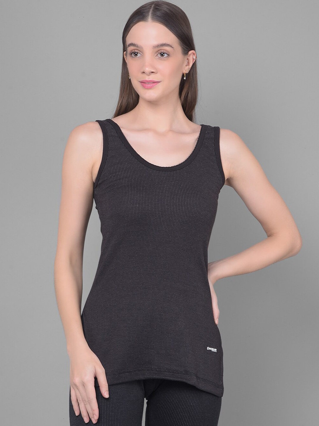 

Dollar Ultra Ribbed Thermal Tops, Black