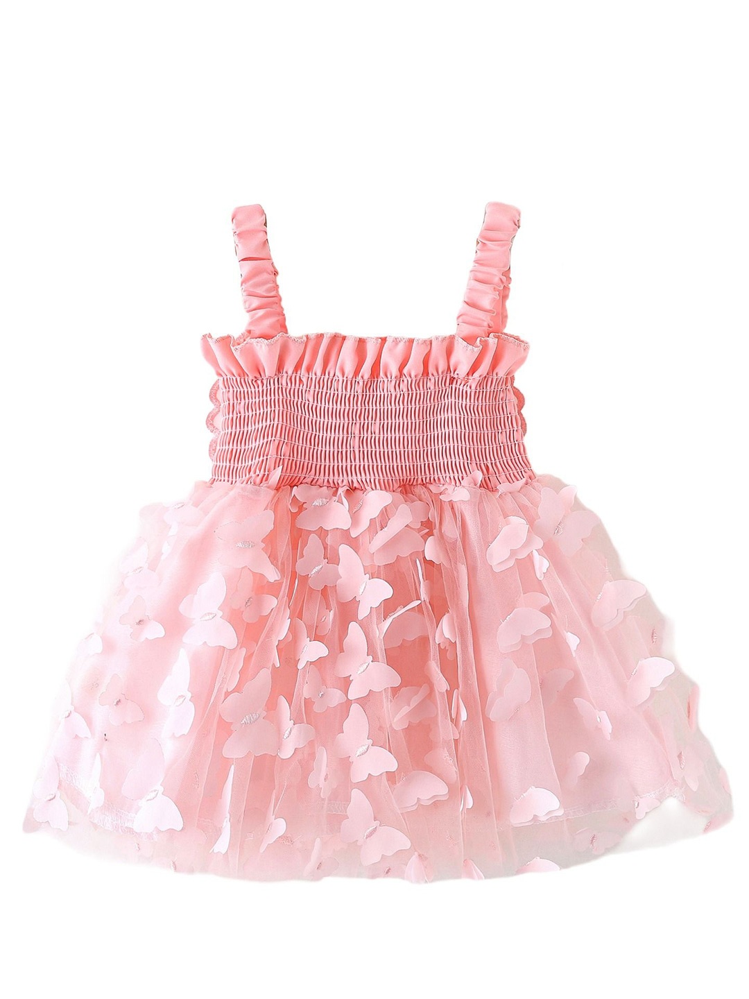 

StyleCast x Revolte Applique Fit & Flare Dress, Pink