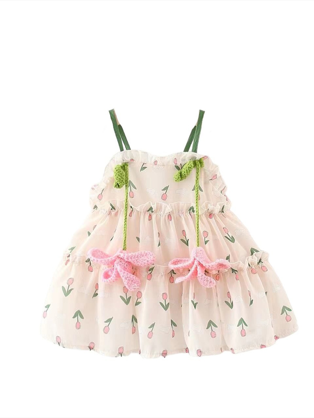 

StyleCast x Revolte Floral Print Fit & Flare Dress, White