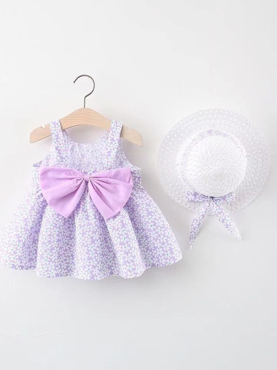 

StyleCast x Revolte Girls Floral Print Fit & Flare Dress, Purple