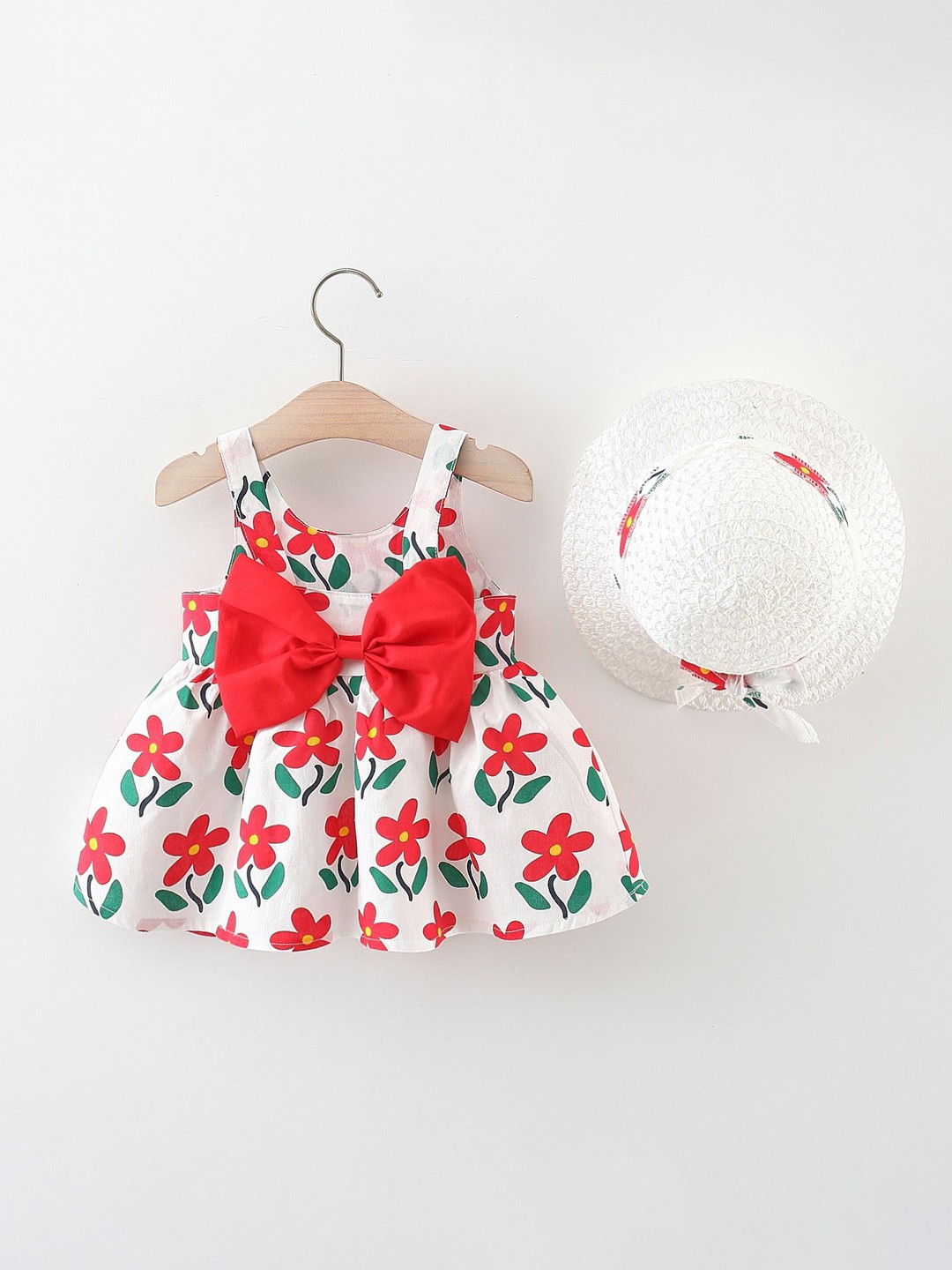

StyleCast x Revolte Girls Floral Print Fit & Flare Dress, Red