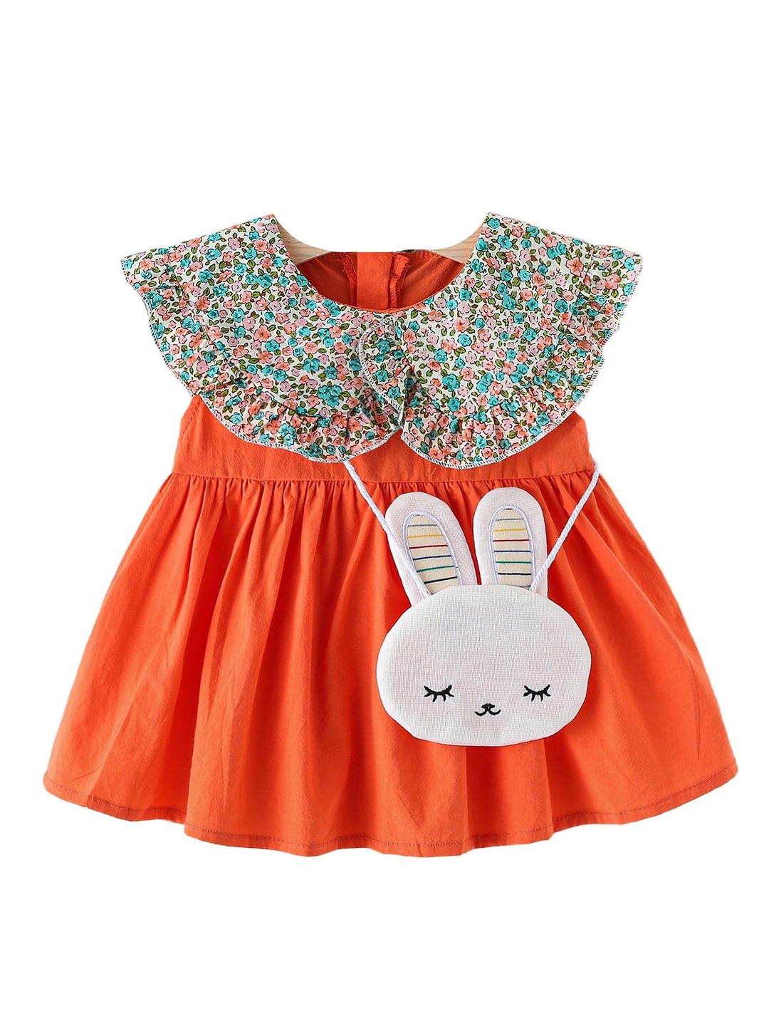 

StyleCast x Revolte Girls Floral Print Fit & Flare Dress, Orange