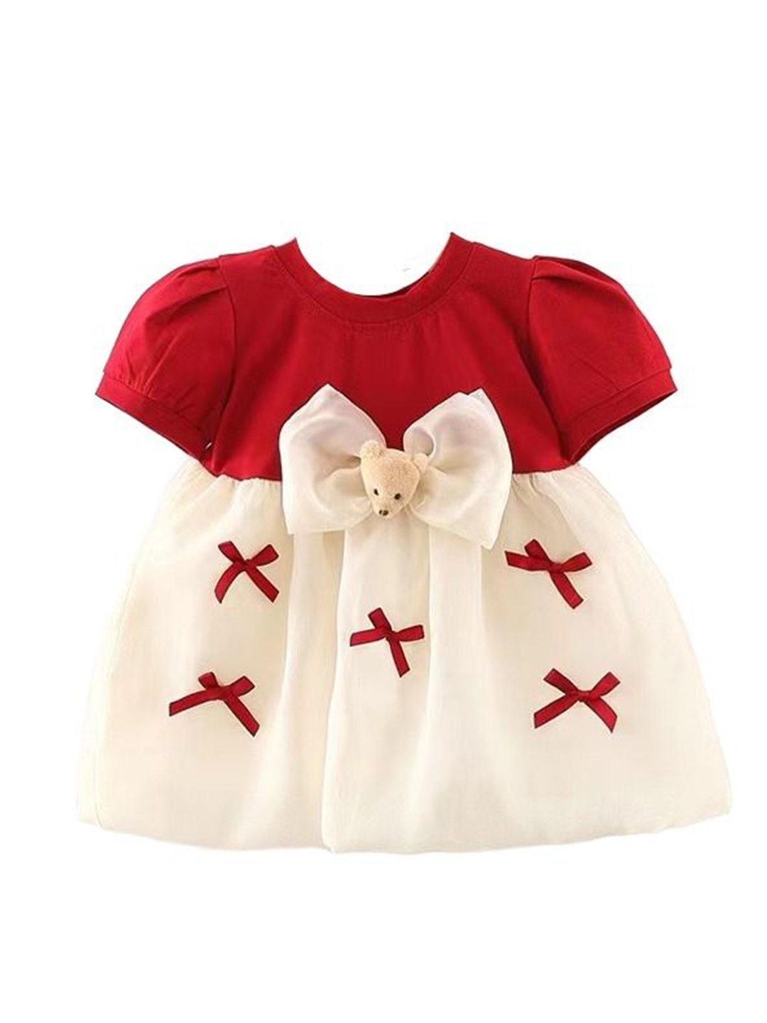 

StyleCast x Revolte Girls Applique Fit & Flare Dress, Red