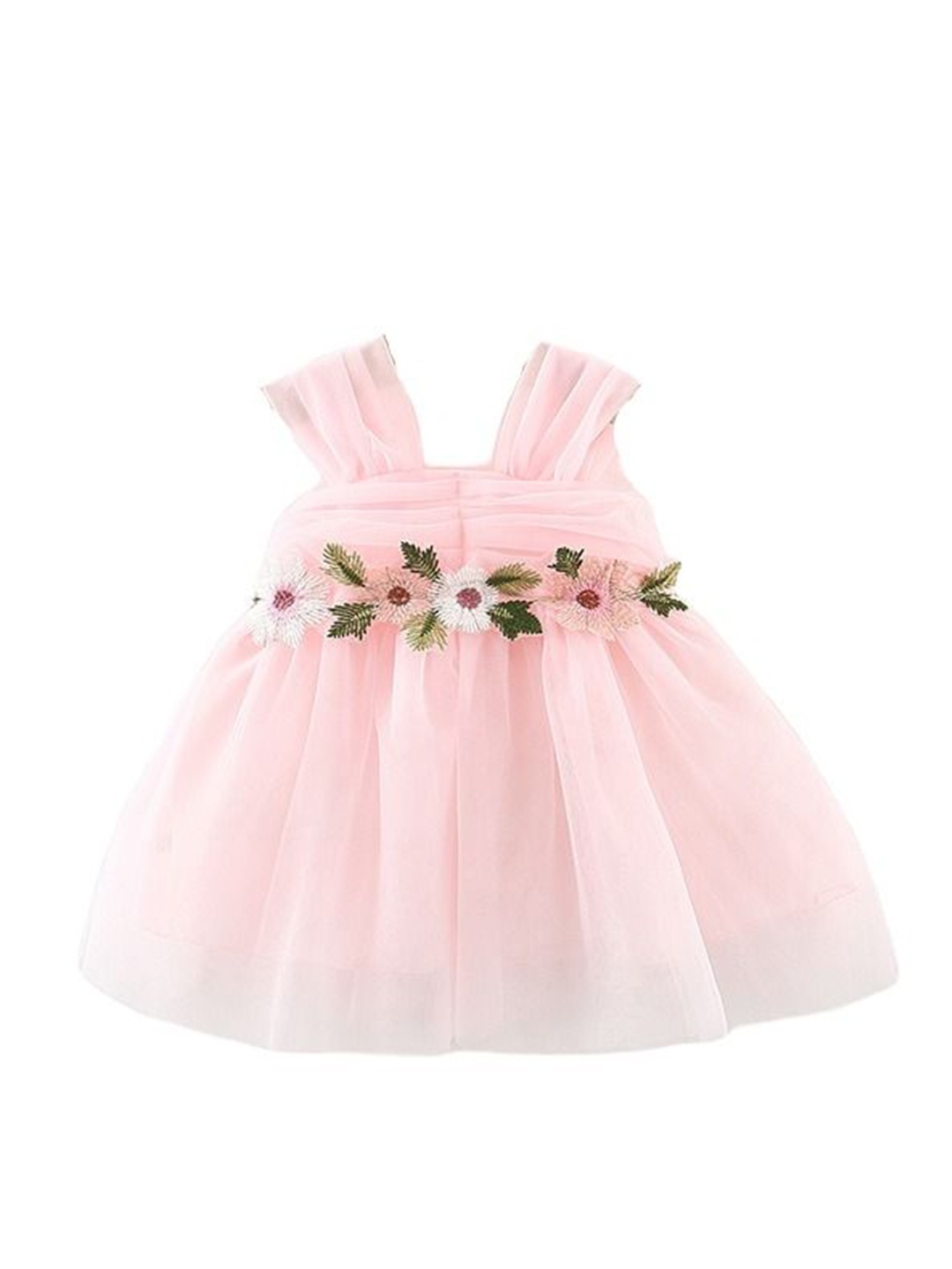 

StyleCast x Revolte Applique Fit & Flare Dress, Pink