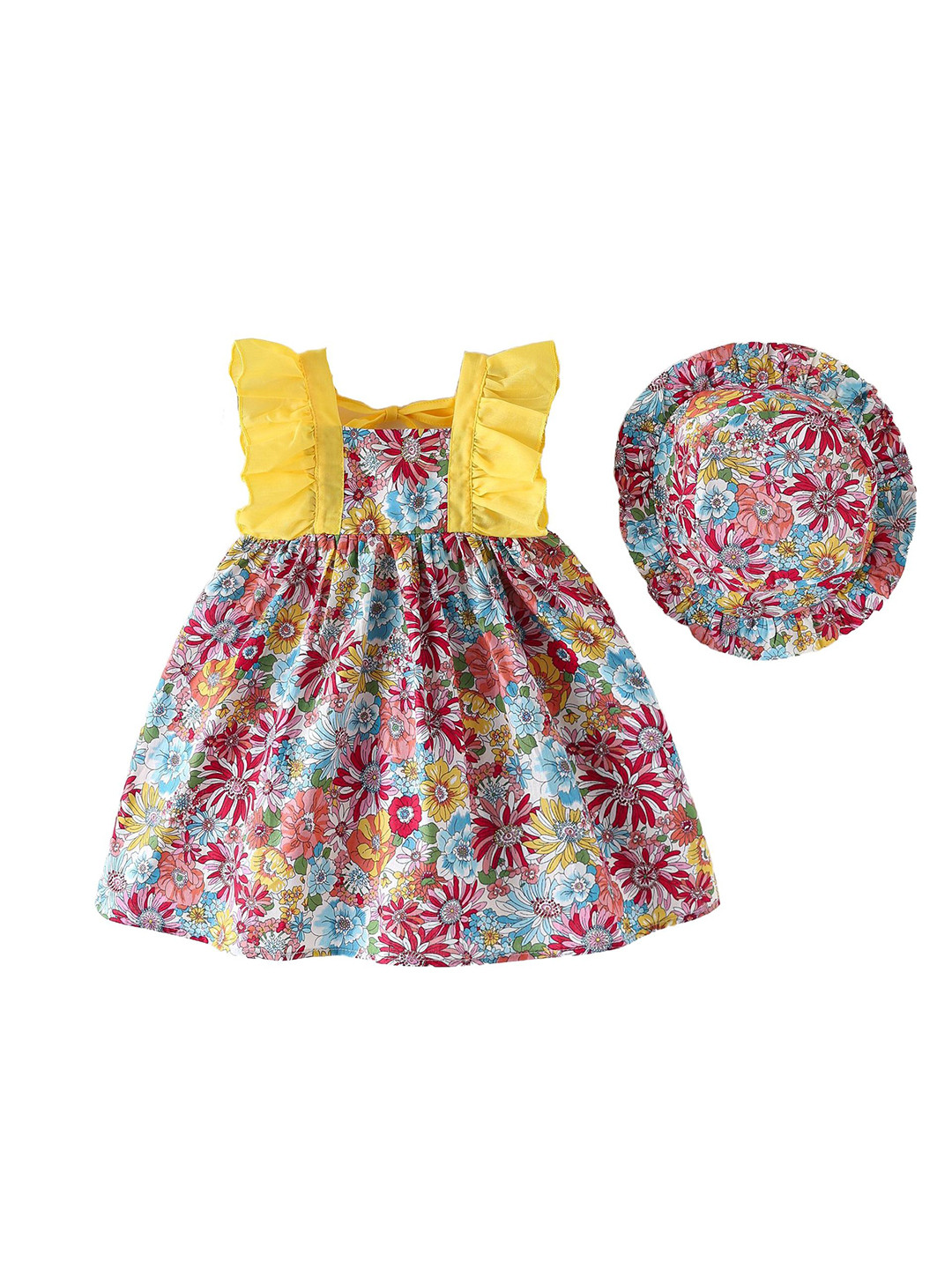

StyleCast x Revolte Girls Floral Print Fit & Flare Dress, Red