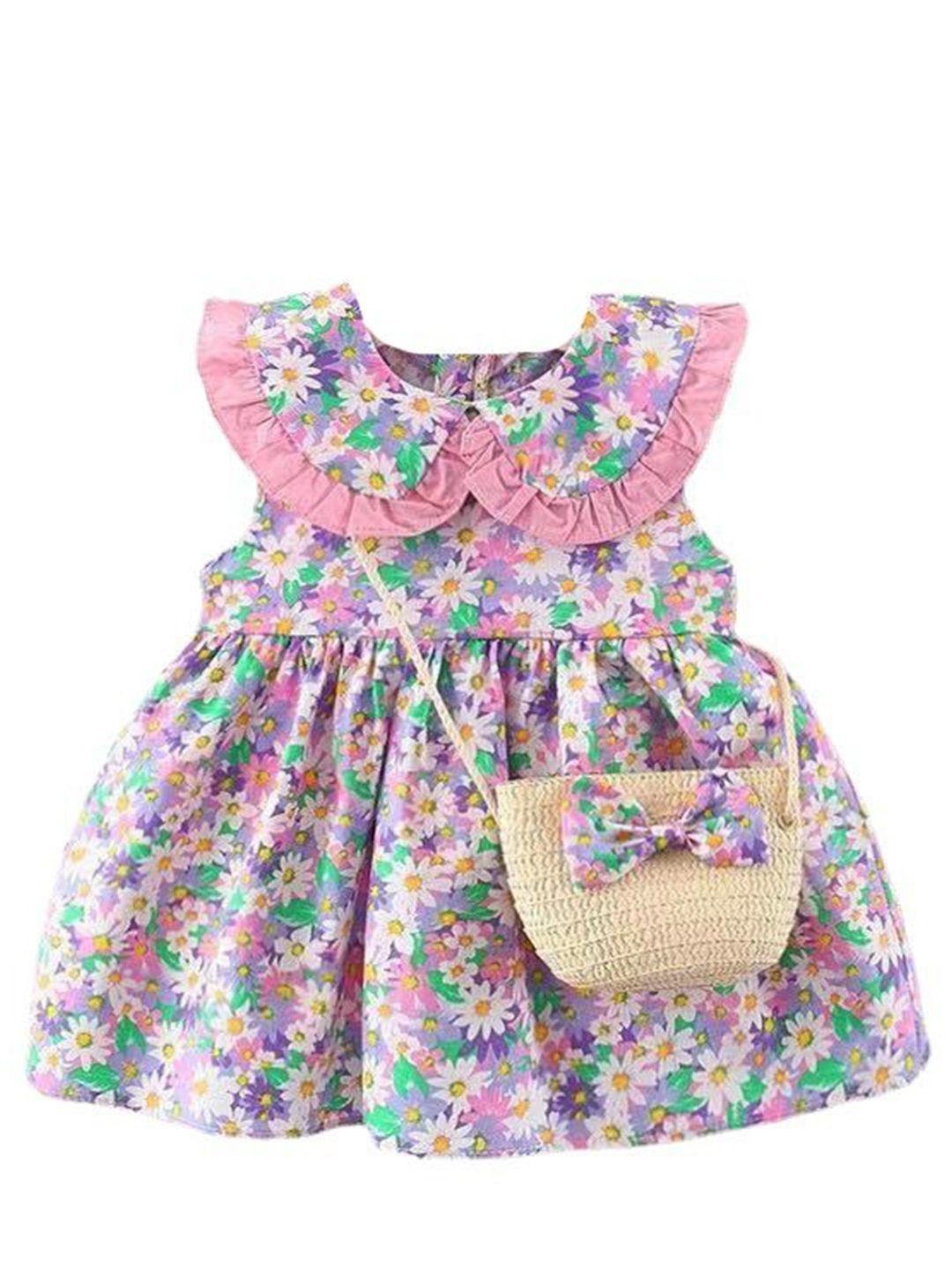 

StyleCast x Revolte Floral Print Fit & Flare Dress, Pink