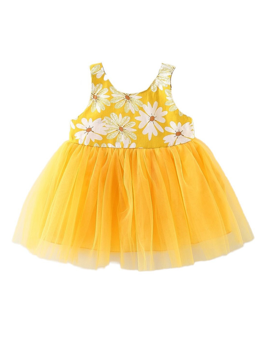 

StyleCast x Revolte Floral Print Fit & Flare Dress, Yellow