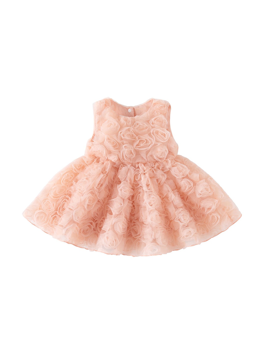 

StyleCast x Revolte Applique Fit & Flare Dress, Pink