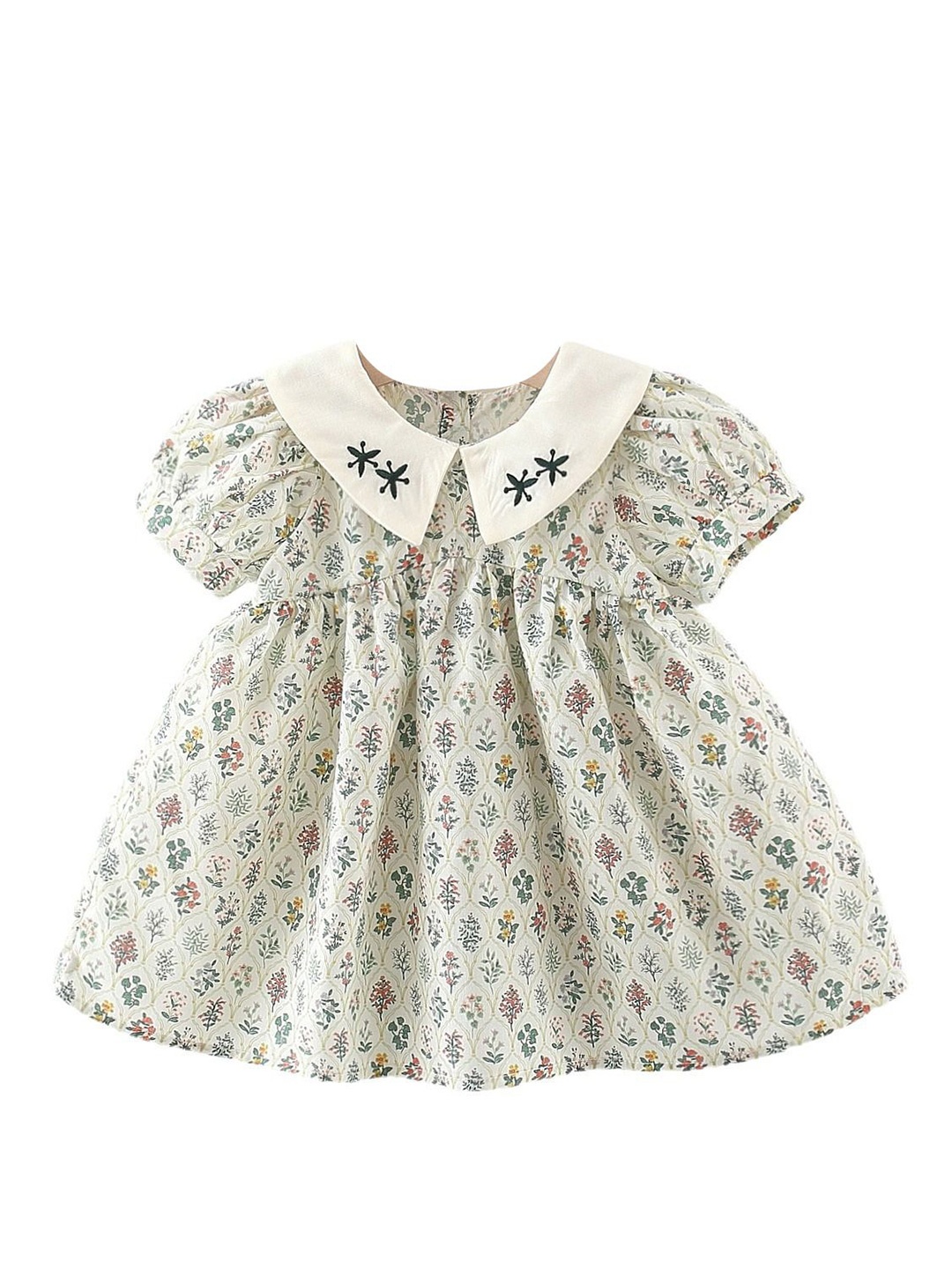 

StyleCast x Revolte Floral Print Fit & Flare Dress, Off white