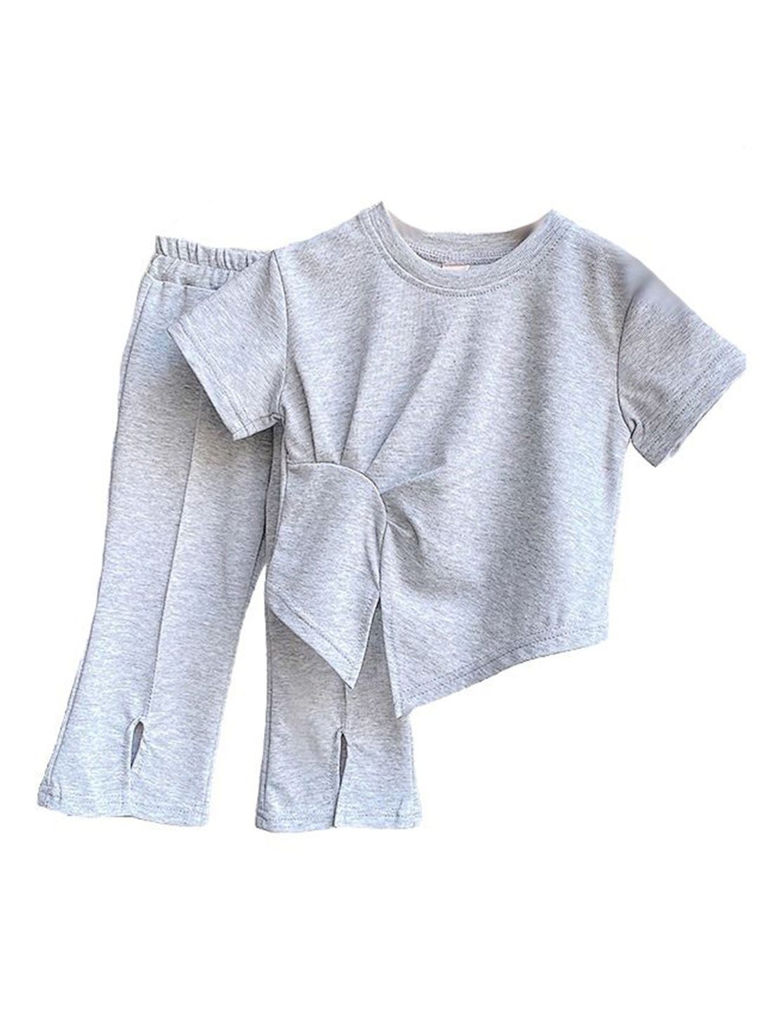 

StyleCast x Revolte Girls Grey Top with Trousers