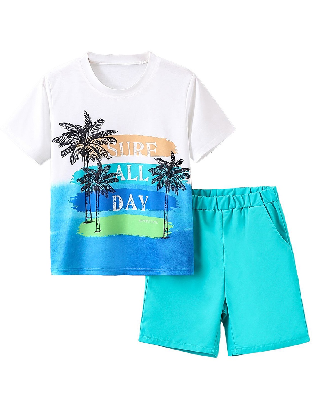 

StyleCast x Revolte Boys Printed T-shirt with Shorts, Blue