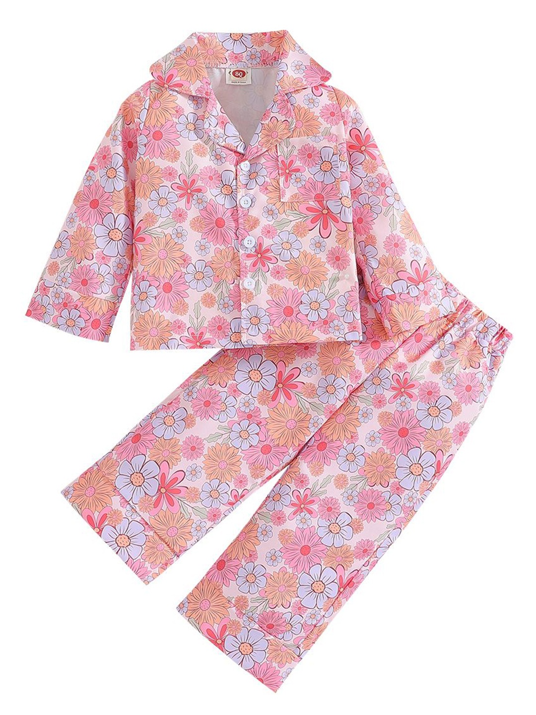 

StyleCast x Revolte Girls Printed Shirt with Palazzos, Pink