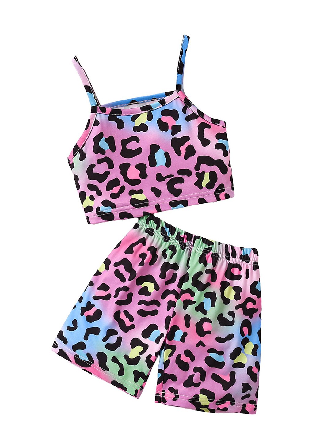 

StyleCast x Revolte Girls Printed Top with Shorts, Purple