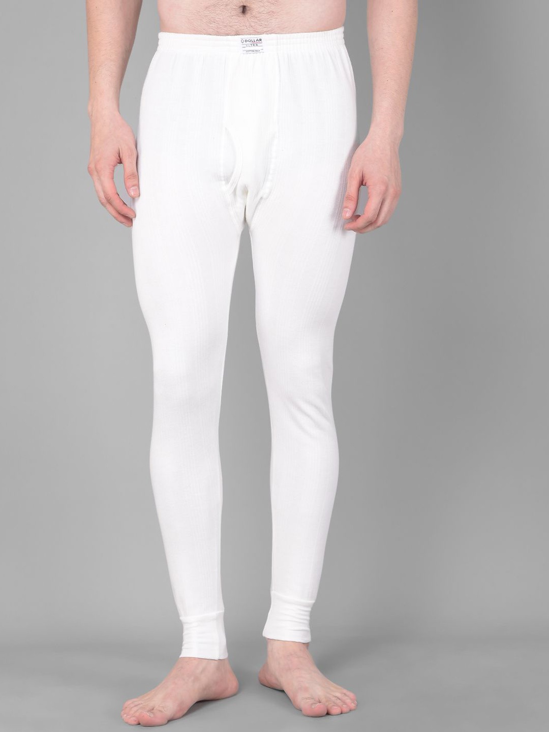

Dollar Ultra Men Cotton Thermal Bottoms, Off white