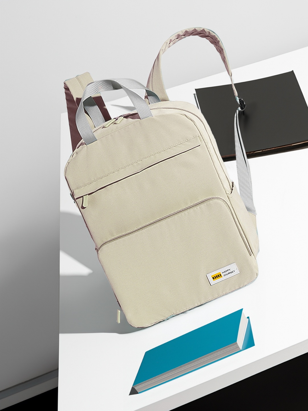 

Aura Adults-Unisex Backpacks, Cream