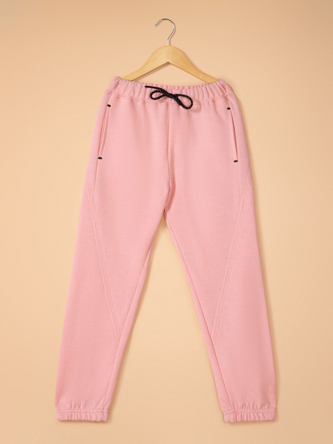 

Alan Jones Girls Mid-Rise Joggers, Pink