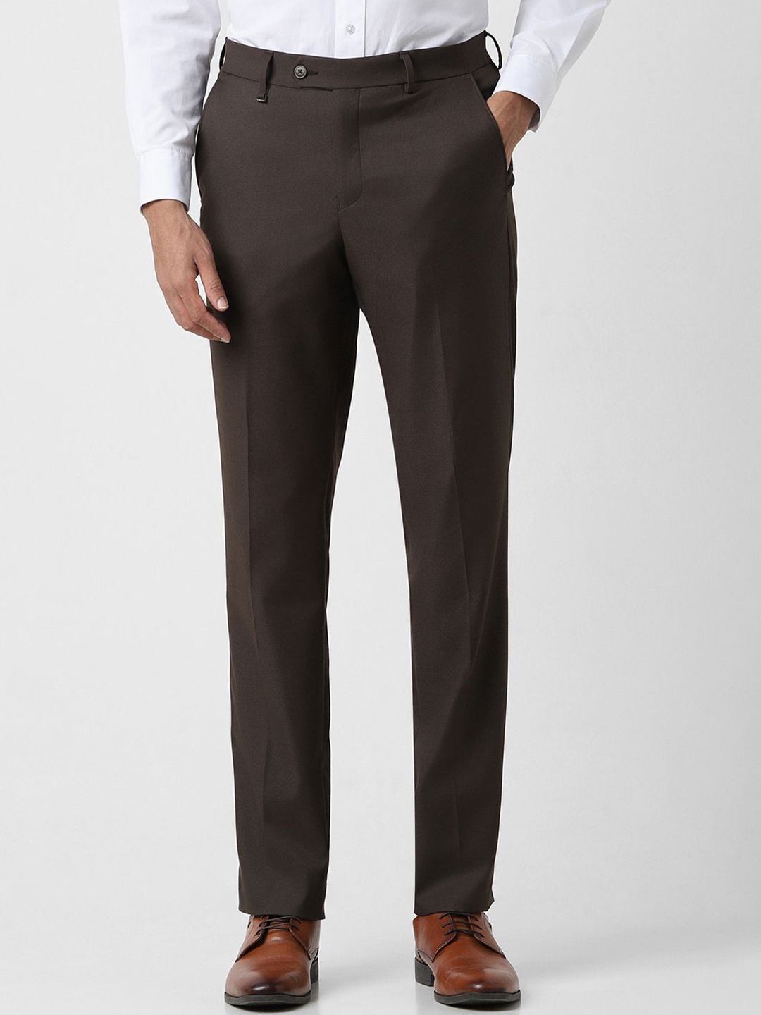 

Van Heusen Men Trousers, Brown