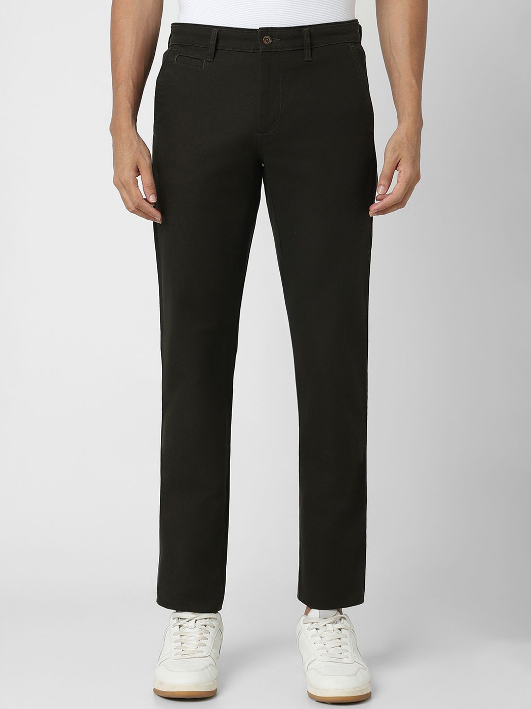 

Van Heusen Sport Men Slim Fit Trousers, Black