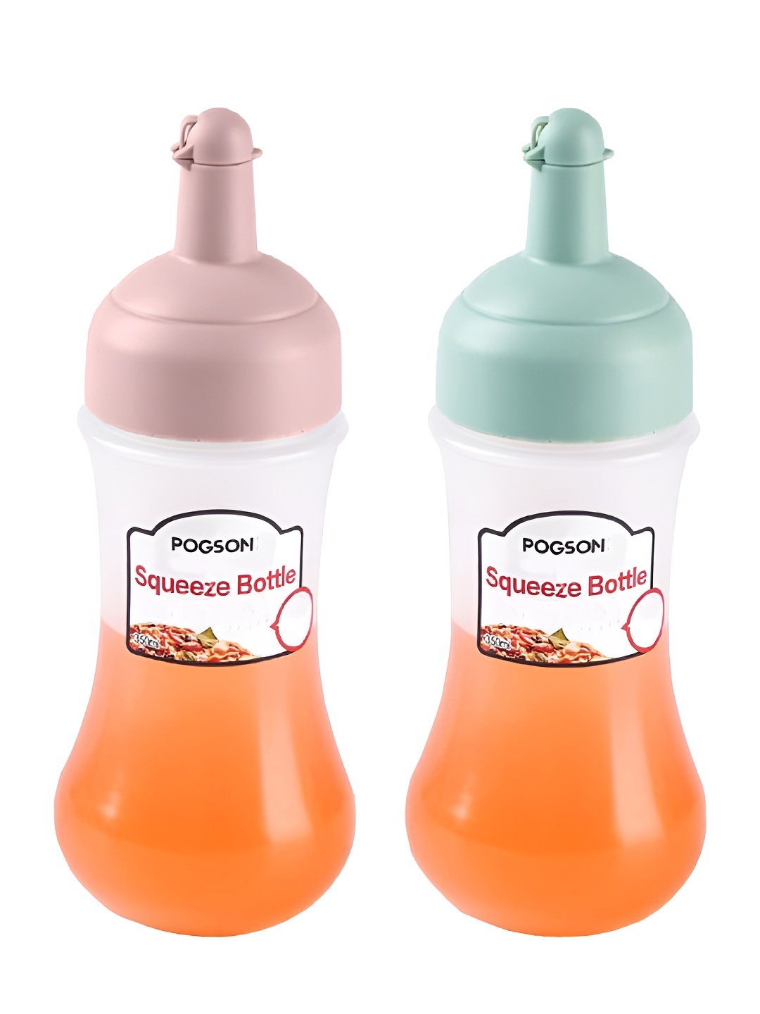 

P-Plus International Pink & Blue 2 Pieces Ketchup Dispenser