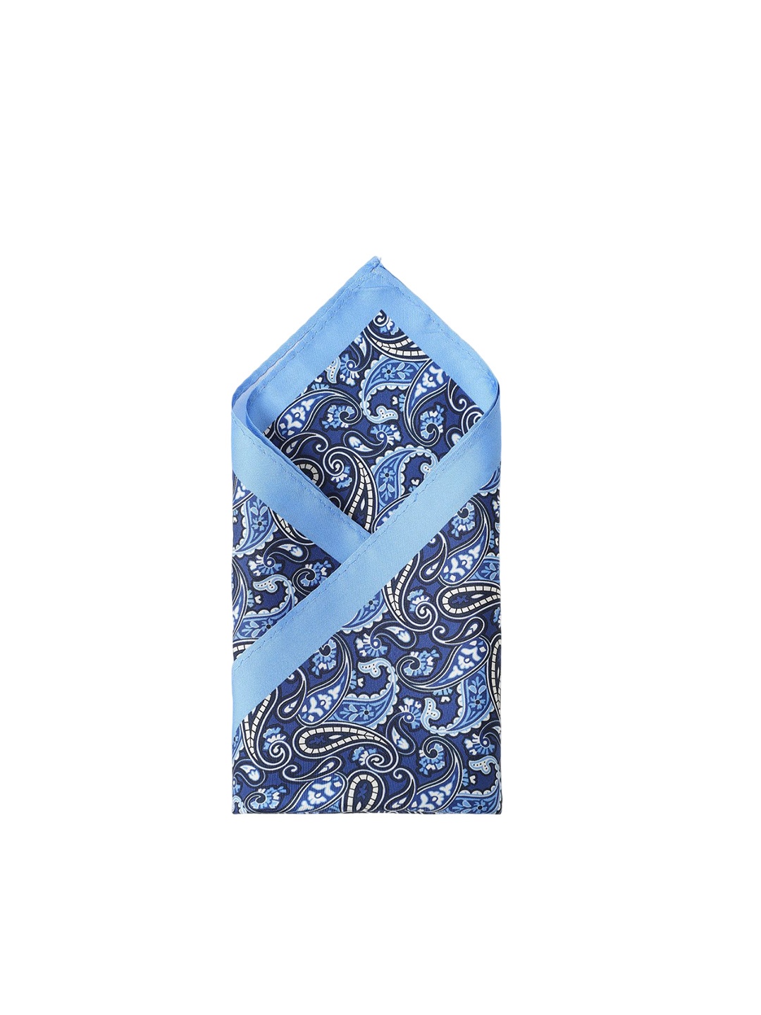

Van Heusen Printed Microfiber Pocket Square, Blue