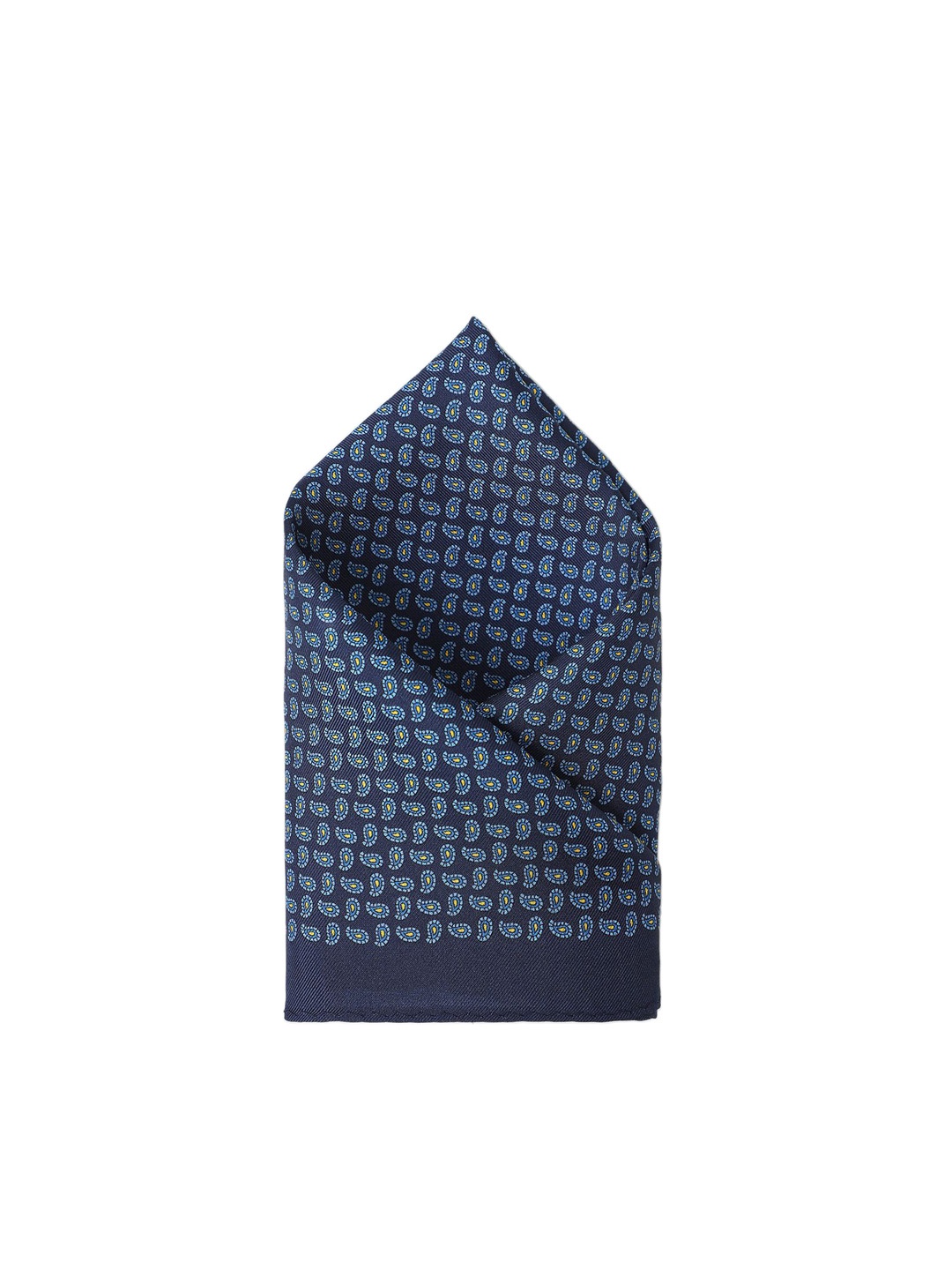

Van Heusen Printed Microfiber Pocket Square, Navy blue