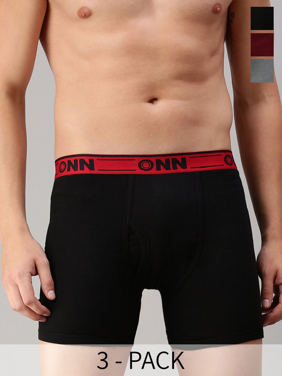 

ONN Pack Of 3 Assorted Breathable Trunks ONN_357_AST2_3PC