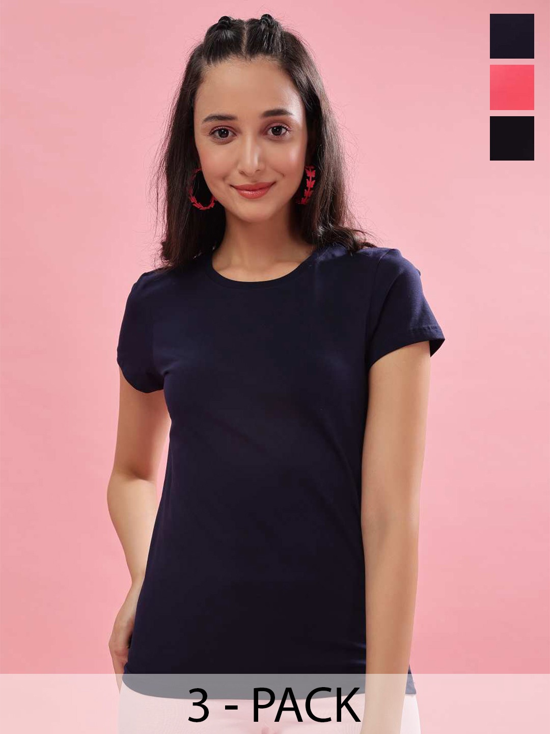 

Dollar Missy Women 3 T-shirt, Black