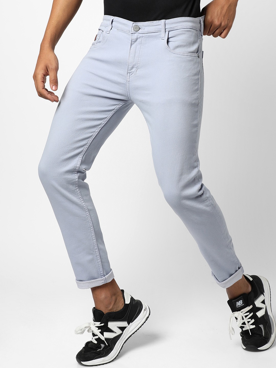 

Campus Sutra Men Comfort Stretchable Jeans, Grey