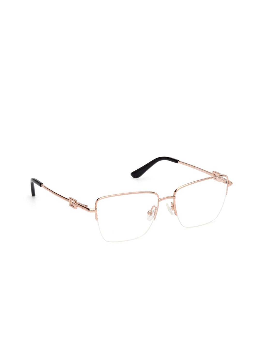 

GUESS Women Half Rim Square Frames, White