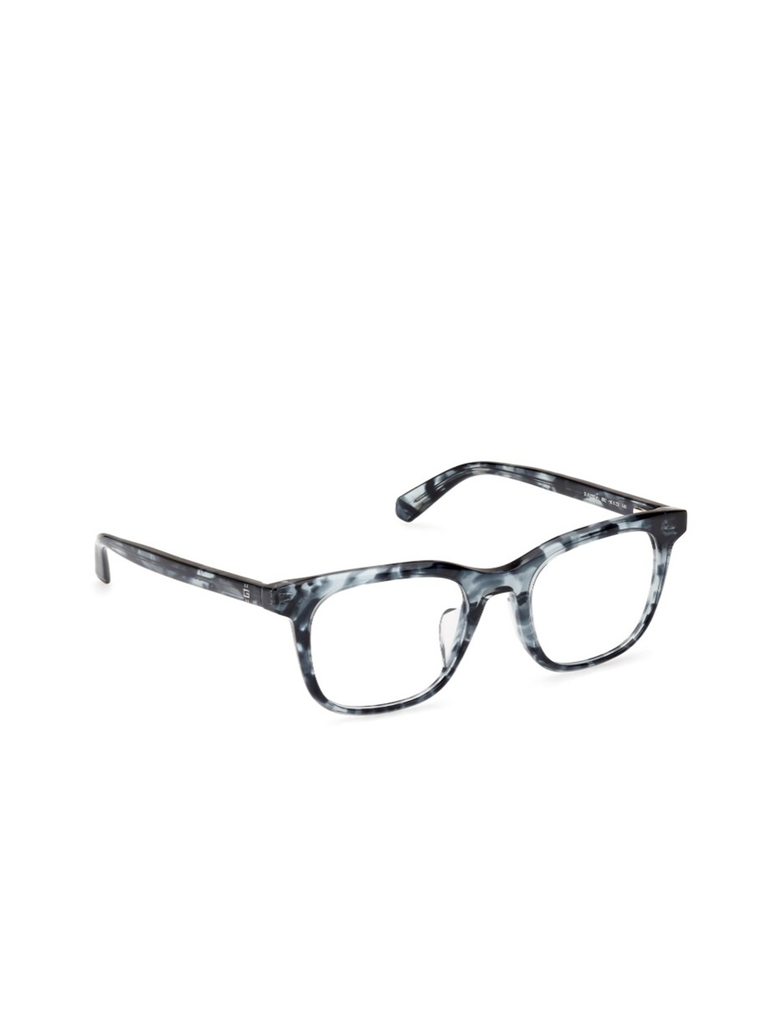 

GUESS Men Abstract Printed Full Rim Square Frames, Black