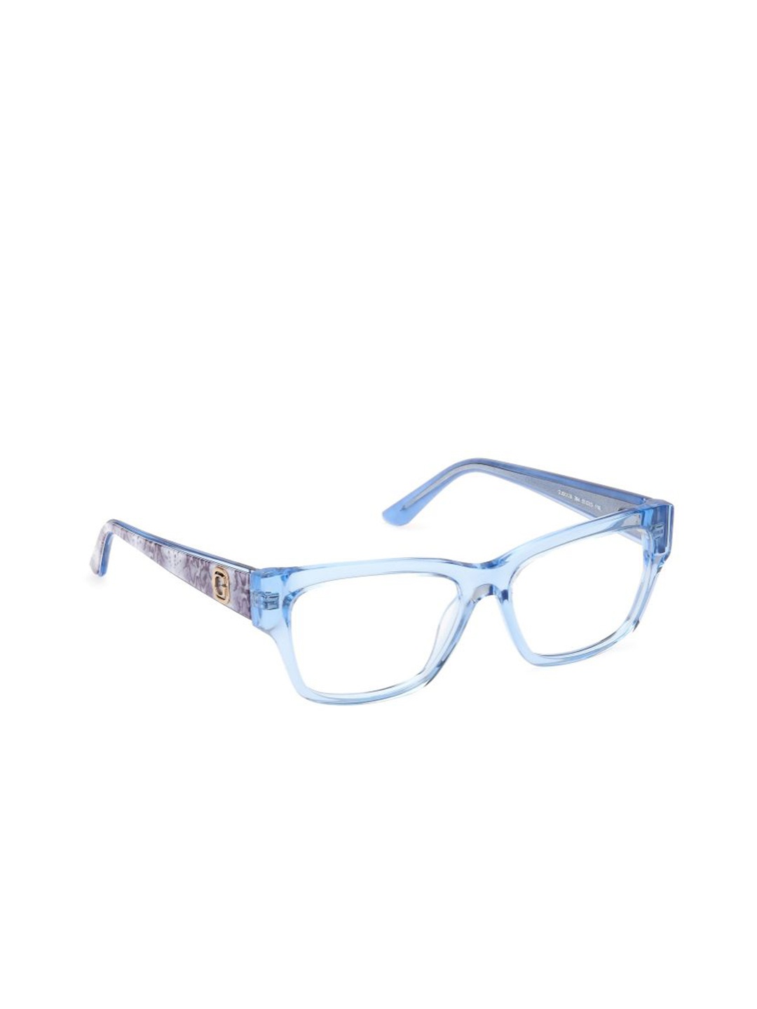 

GUESS Women Full Rim Rectangle Frames, Blue