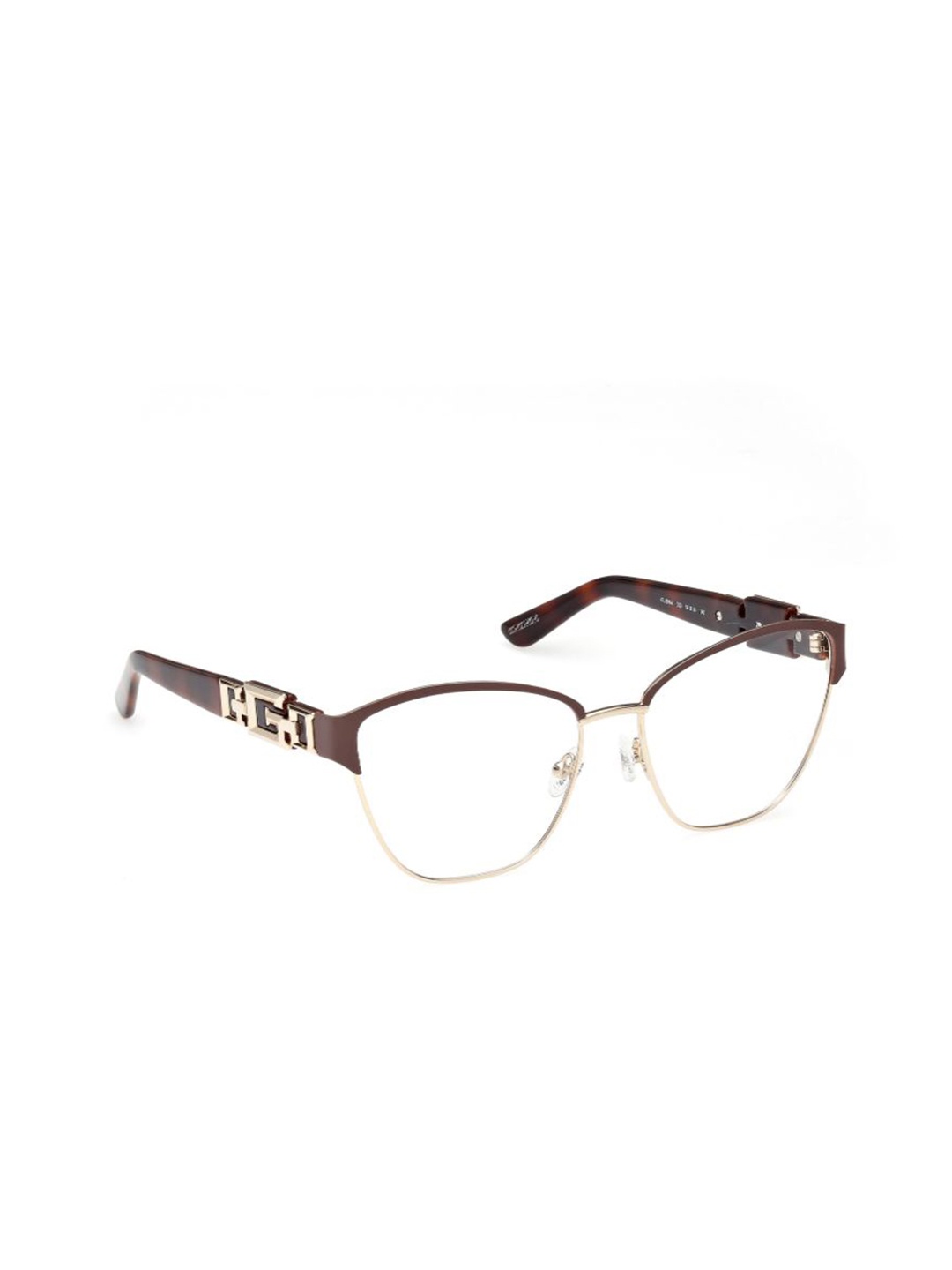 

GUESS Women Full Rim Cateye Frames, Brown
