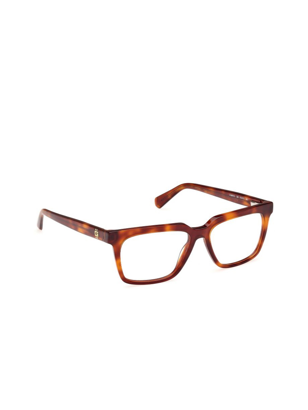 

GUESS Men Abstract Full Rim Square Frames, Brown