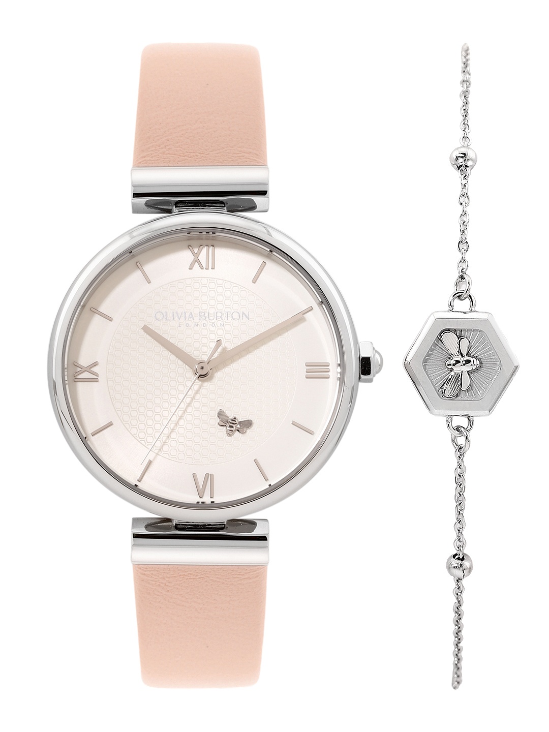 

Olivia Burton Minima Bee Watch Gift Set-24070004, White
