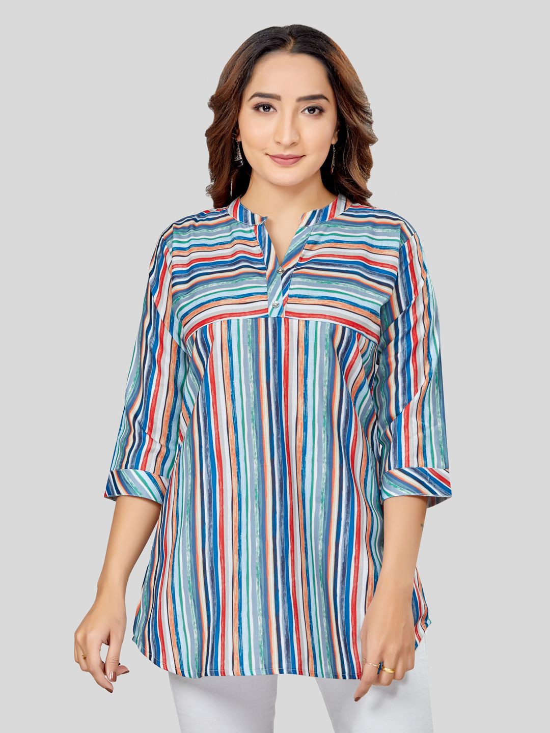 

Saree Swarg Printed Kurti, Blue