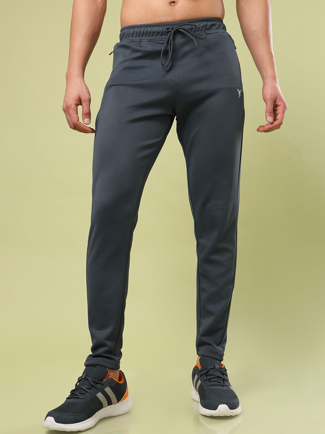 

Technosport Men Slim-Fit Rapid Dry Track Pant, Charcoal